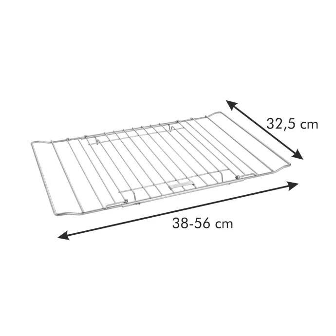 GrandChef verstellbarer Backofengrill aus Edelstahl 38-56 cm