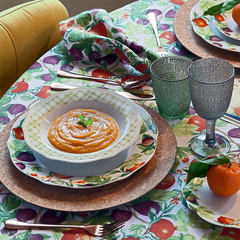 Geschirrset 18-teilig Florence Multicolor Porzellan