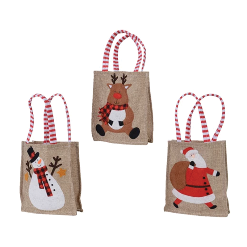 Assorted polyester Christmas bags