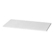 Kitmel Kimono shelves in white, measures 30x100x1.8 cm