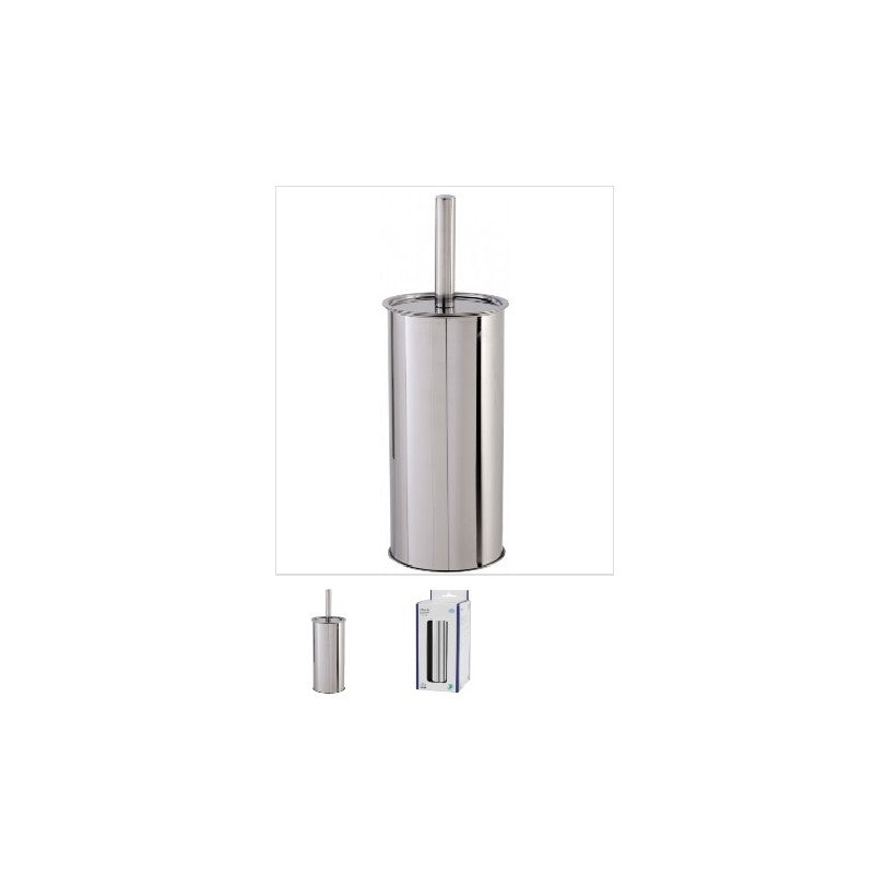 Feridras freestanding rock toilet brush in cromall for bathroom furniture