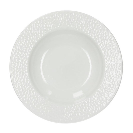 White porcelain soup plate GOLF diameter 22 cm