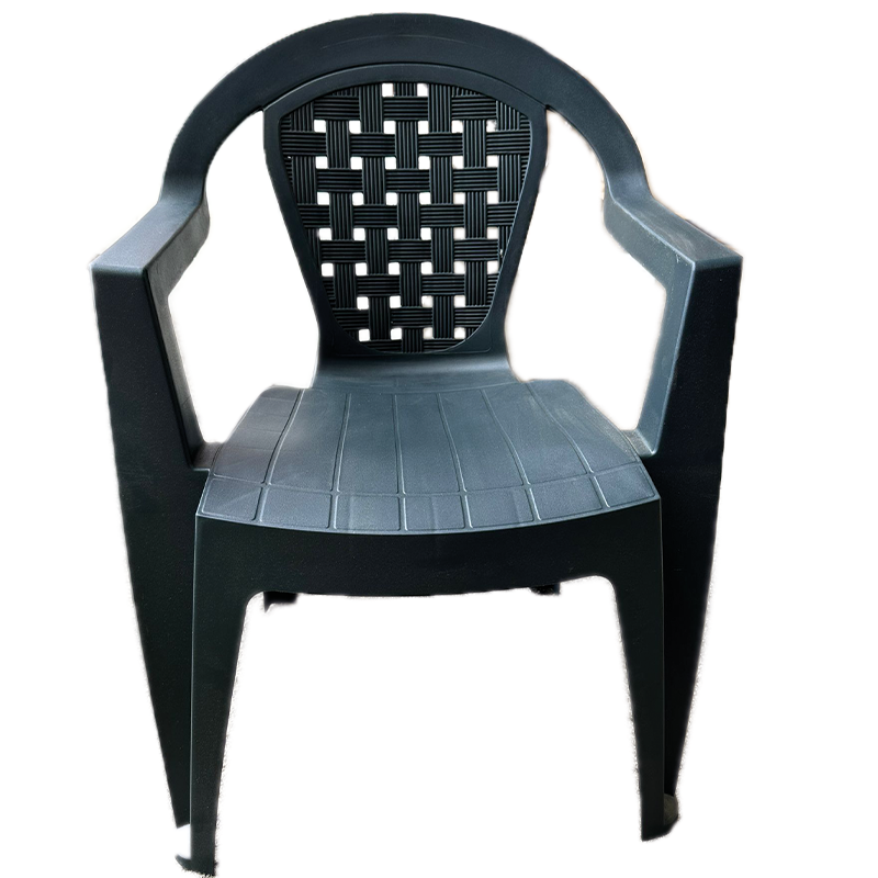 Garden armchair in non-slip resin Norma Dimaplast green color