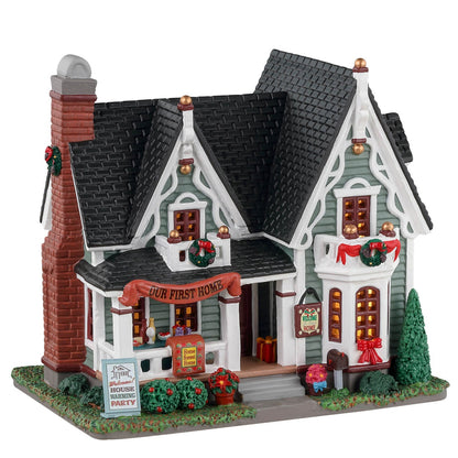 Cozy Christmas Village House - Warm and Inviting