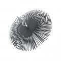 Round Brush In Stainless Steel For Fireplace 400Mm