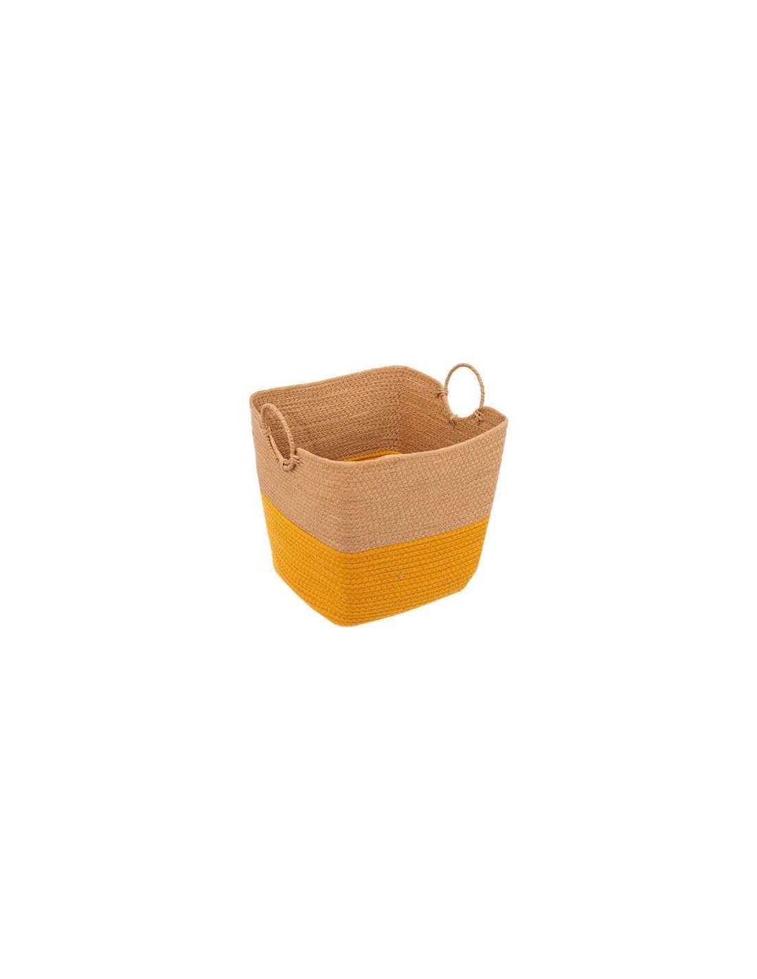 Basket 174746A 3 Multipurpose Sizes Ocher 37x32x36cm