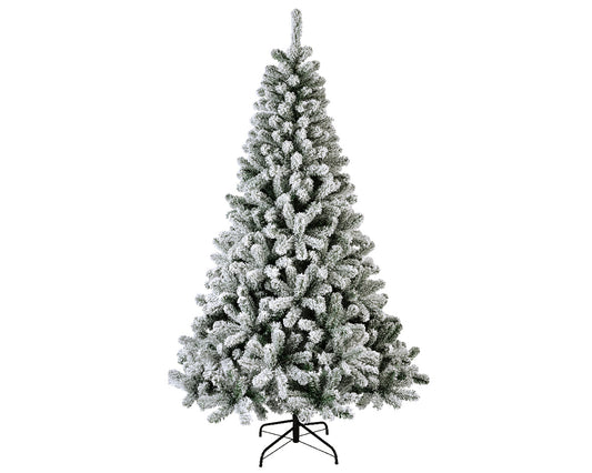 Schneebeschmückter Weihnachtsbaum Königlicher Kiefer H 210 Ø 126 cm