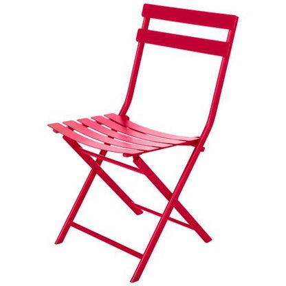 Folding Garden Chair Color: Red