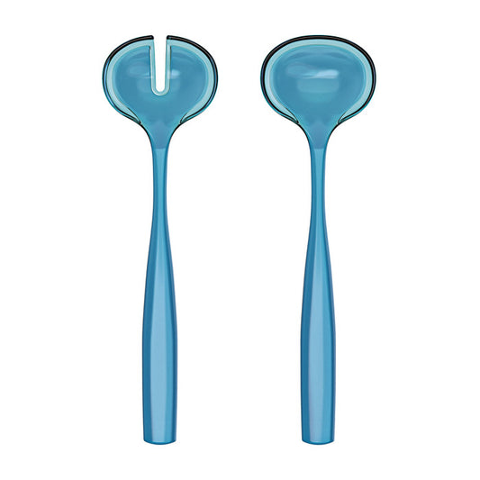 Turquoise Guzzini Dolcevita salad cutlery