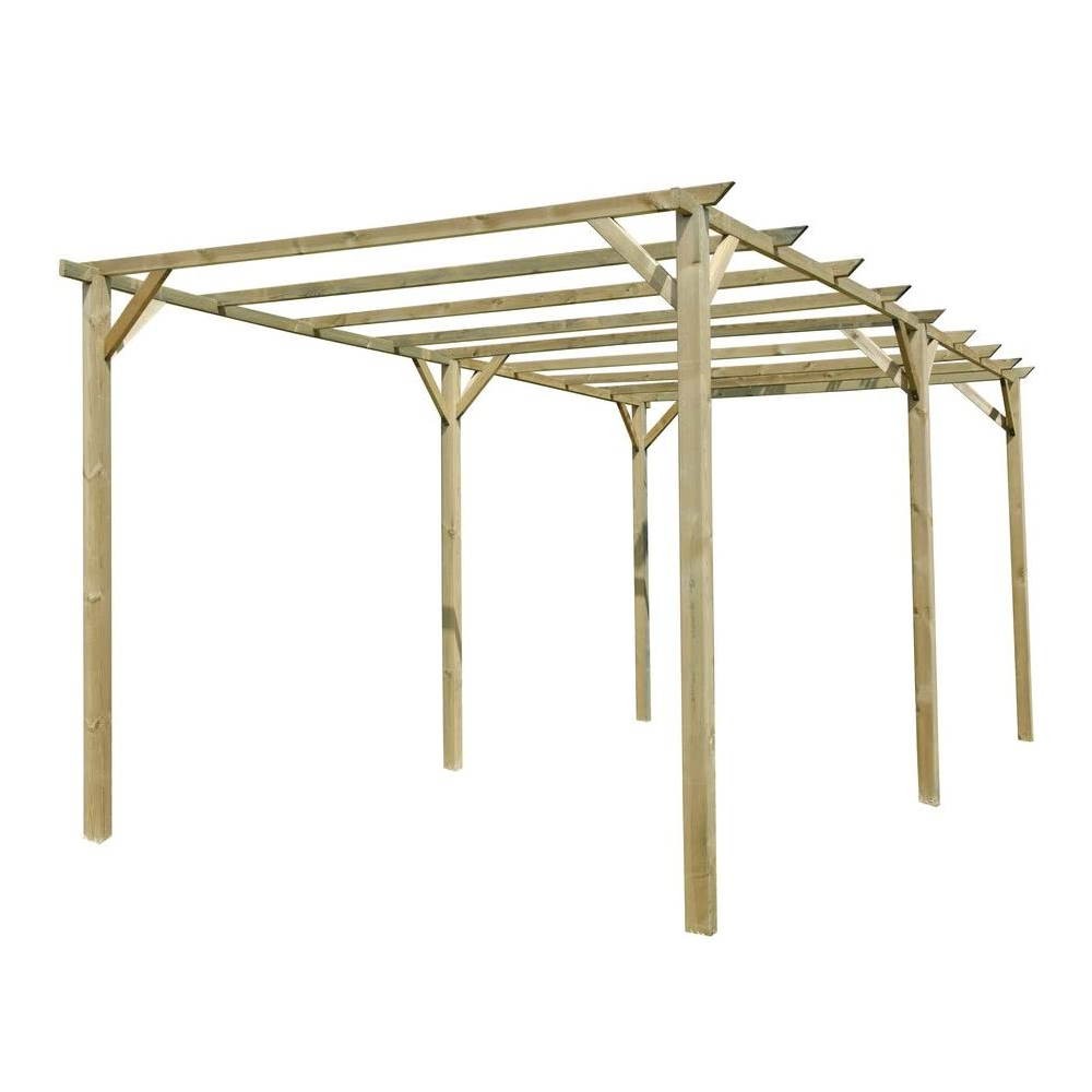 Pérgola de madera Verdelook 3 x 6 metros