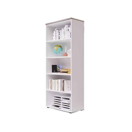 Open Office Bookcase with Olmo Top 212x90x45cm