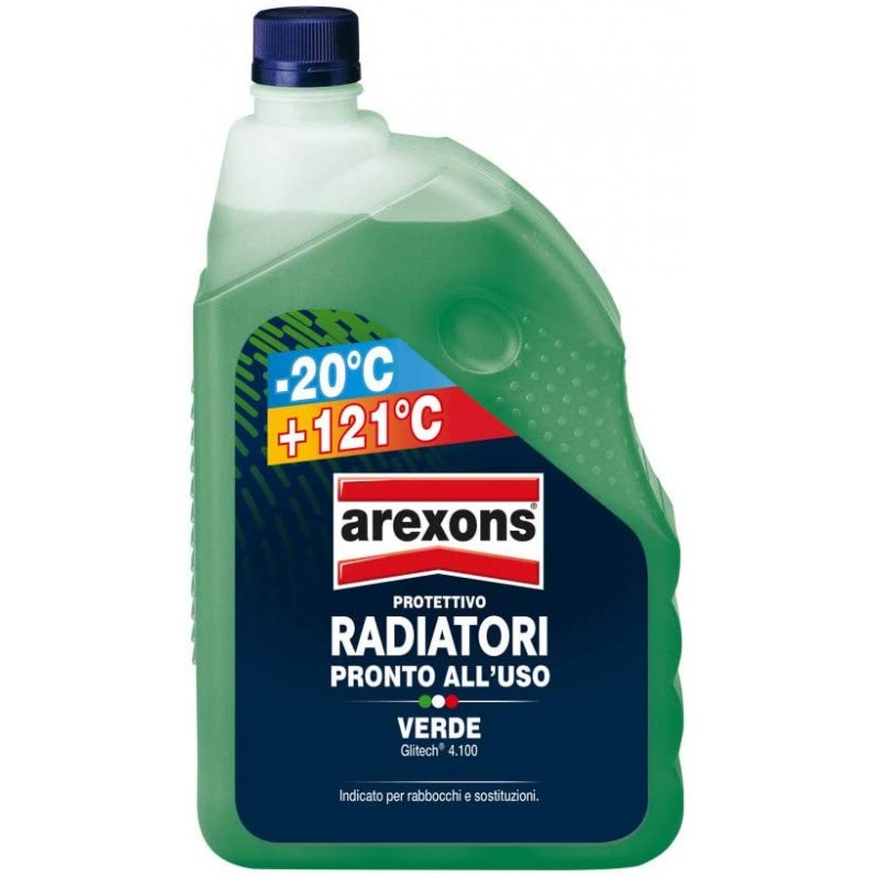 Arexons Protective Antifreeze Liquid for Radiators up to -20°C/+121°C of 2 Liters