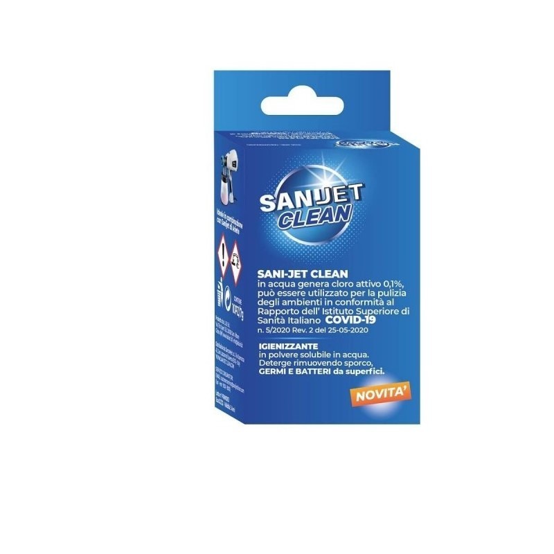 Ariete Sani Jet Clean sanitizer powder 10 sachets 70 grams