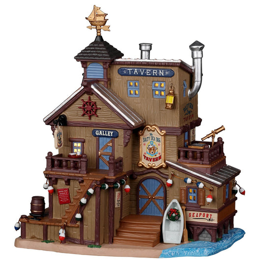 Lemax The Salty Sea Dog Tavern B/O Led - Die Salty Sea Dog Tavern B/O Led für das Weihnachtsdorf