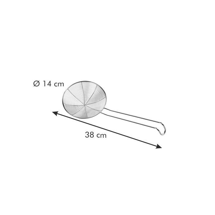 Espumadera de araña de acero inoxidable GrandChef D14 cm