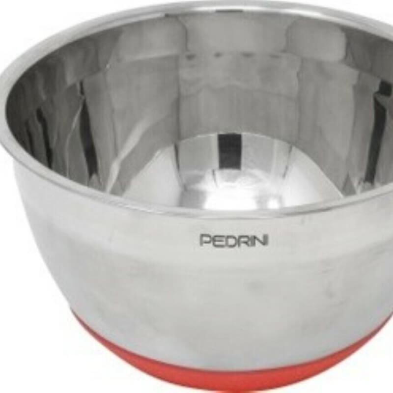 Steel bowl for mixing diameter 20 cm 2.5 liters