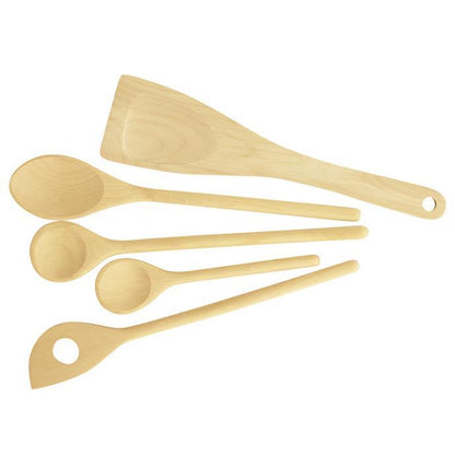 Set 5 pcs Spoons and Shovel Woody