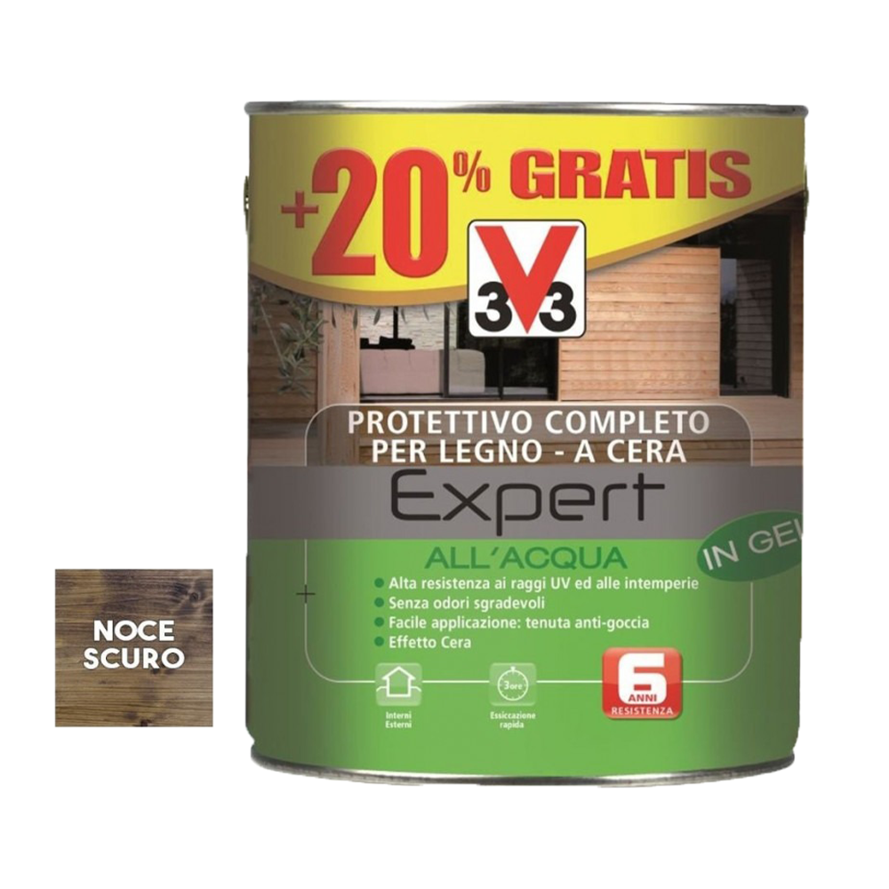 Expert Water Gel Wood Protector 3L Dark Walnut