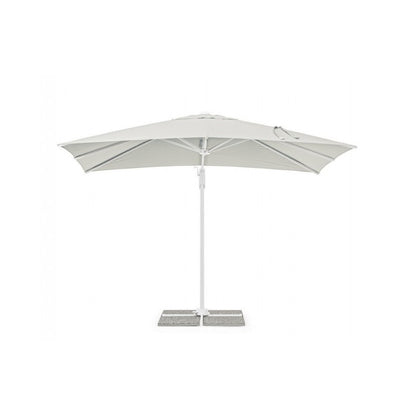 Eden white-natural arm umbrella 2x3 m