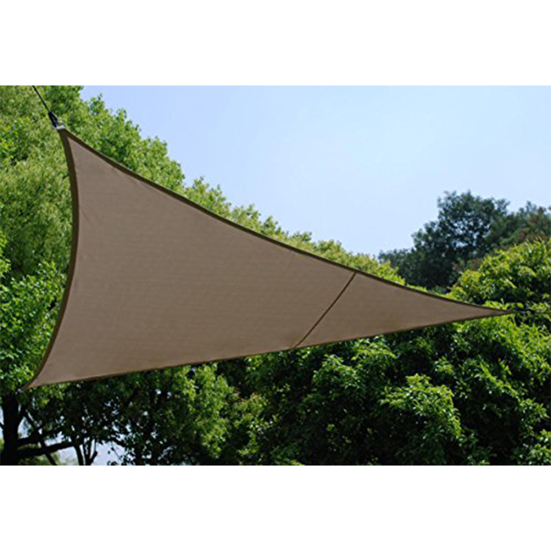 Triangular Awning 5x5x5 m in Waterproof Fabric - Color: Dove Gray