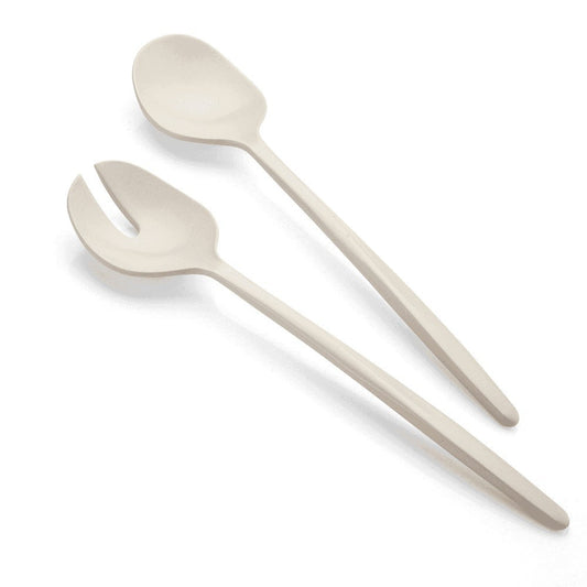 Tierra Guzzini Collection salad cutlery white color