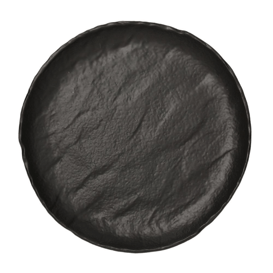 Round Top Cm 33 Black Porcelain Black