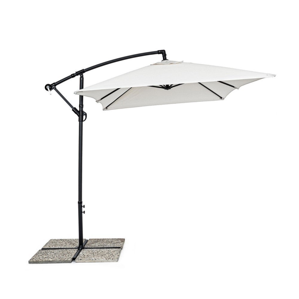 Texas arm umbrella 2x3 cm anthracite-natural