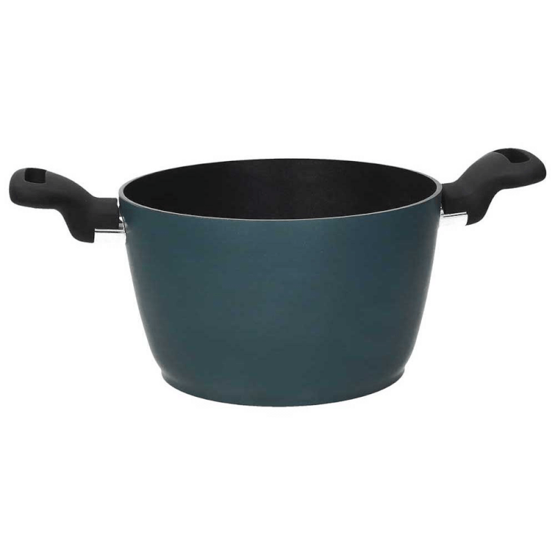 Casserole 2 Handles 20 Cm Blue Aluminum