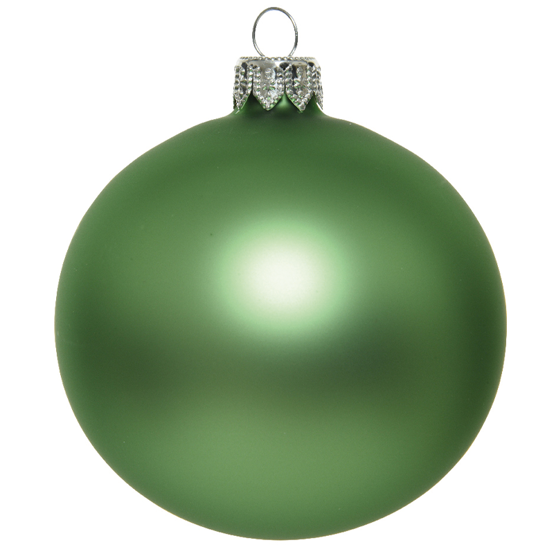 Muérdago verde bola de Navidad Ø10