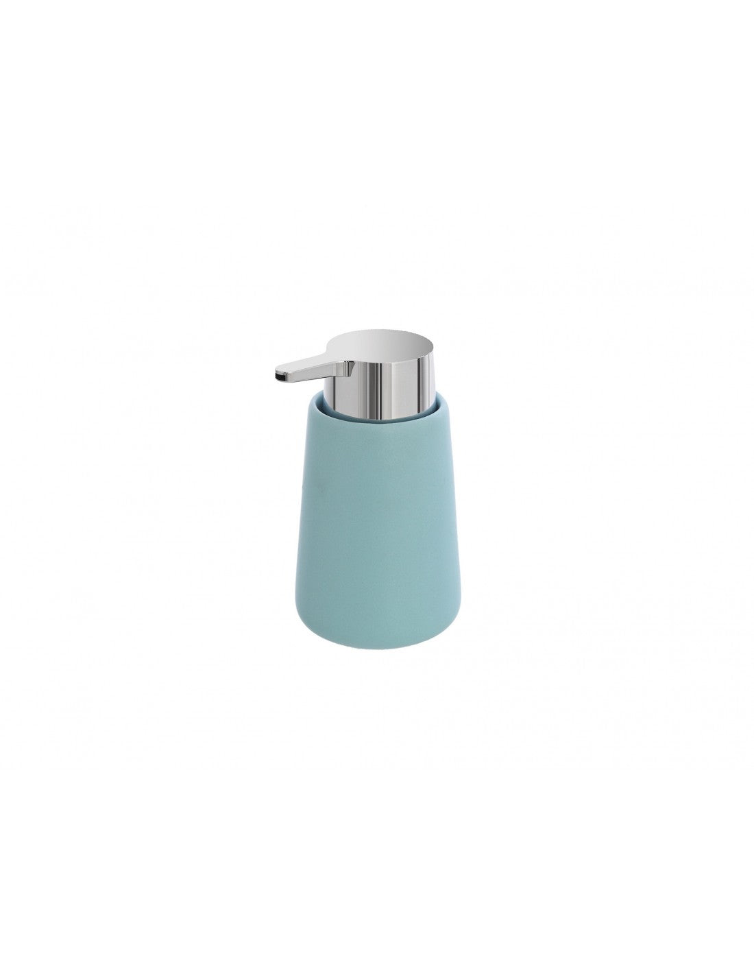 Sidney soap dispenser in elegant aquamarine tone.