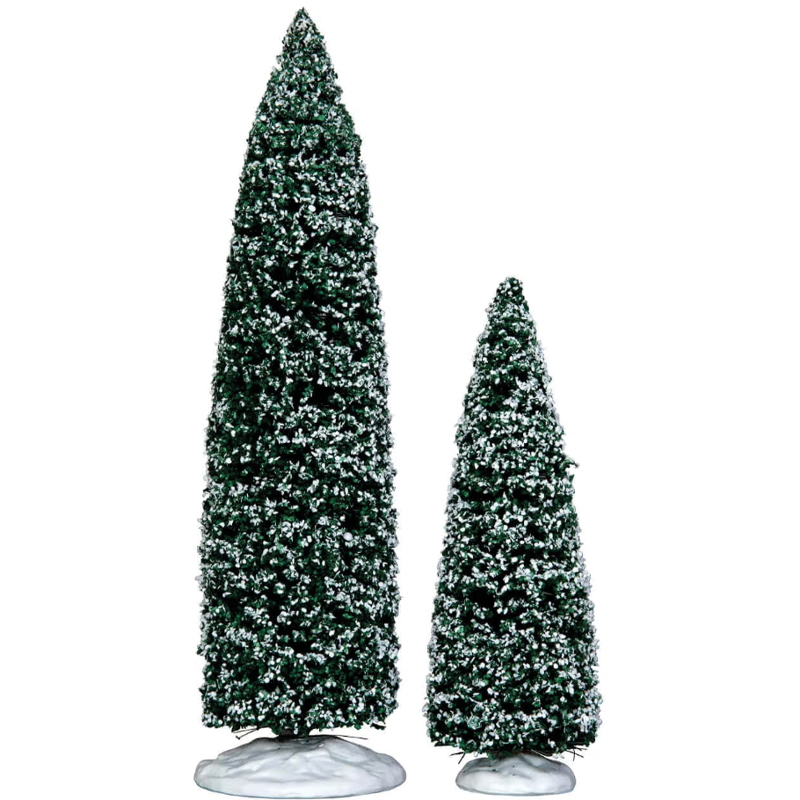 Lemax large and medium juniper tree