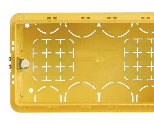 Bticino S504Ef Kit 3 Cajas Amarillas