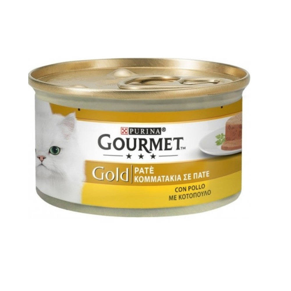 Gourmet Gold Pate Chicken Purina 85 Gramm