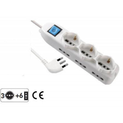 Multi-purpose power strip with main switch