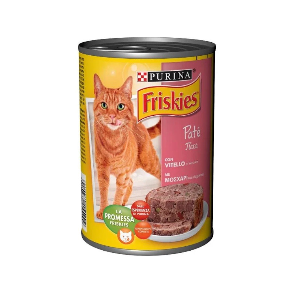 Friskies Patè veal and vegetables Purina 400 grams