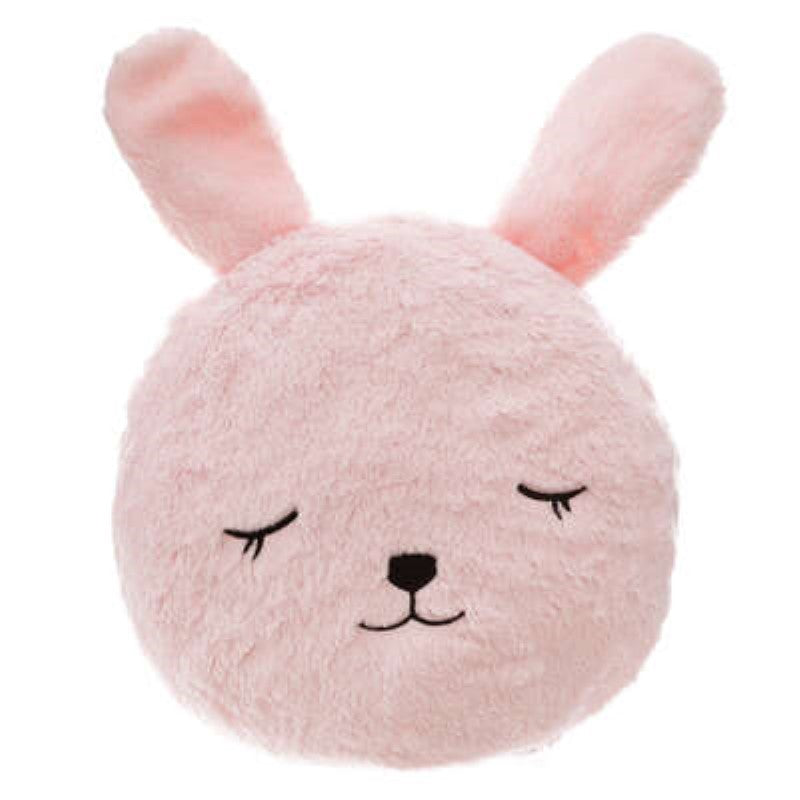 Pink rabbit cushion Ø28 cm