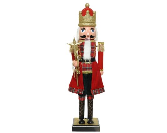 Nutcracker King Christmas decoration H 32 cm