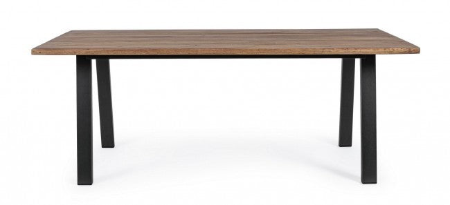 Oslo natural wood furniture table 200 x 100 cm Iperbriko