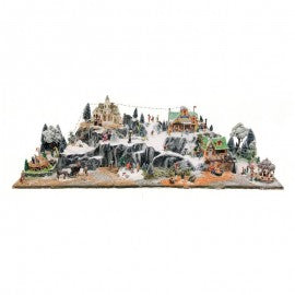 MyVillage Christmas mountain village 120x40x h25 cm