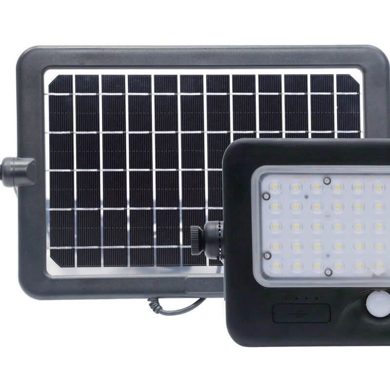 Proyector Solar Recargable LED 10W- 4000K-1100lm IP65 - Batería de Litio