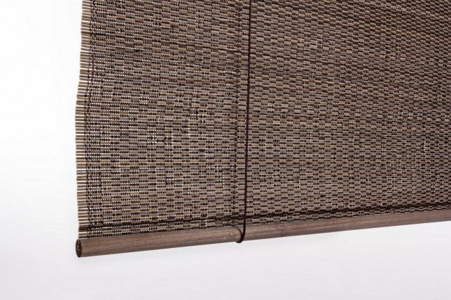 Dora curtain in dark brown bamboo 120x260 cm