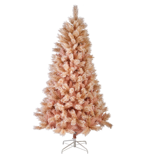 Árbol de Navidad París rosa Ø130 x H 210 cm