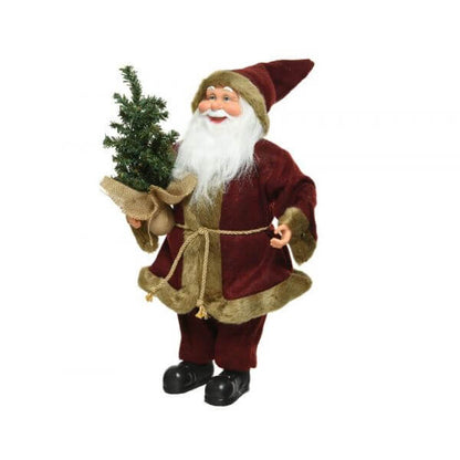 Polyester Santa Claus - Dimensions: L24-W14-H45cm