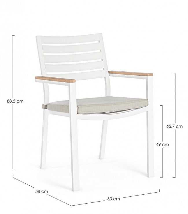 Chair C-Br C-C Belmar White Yk11 -