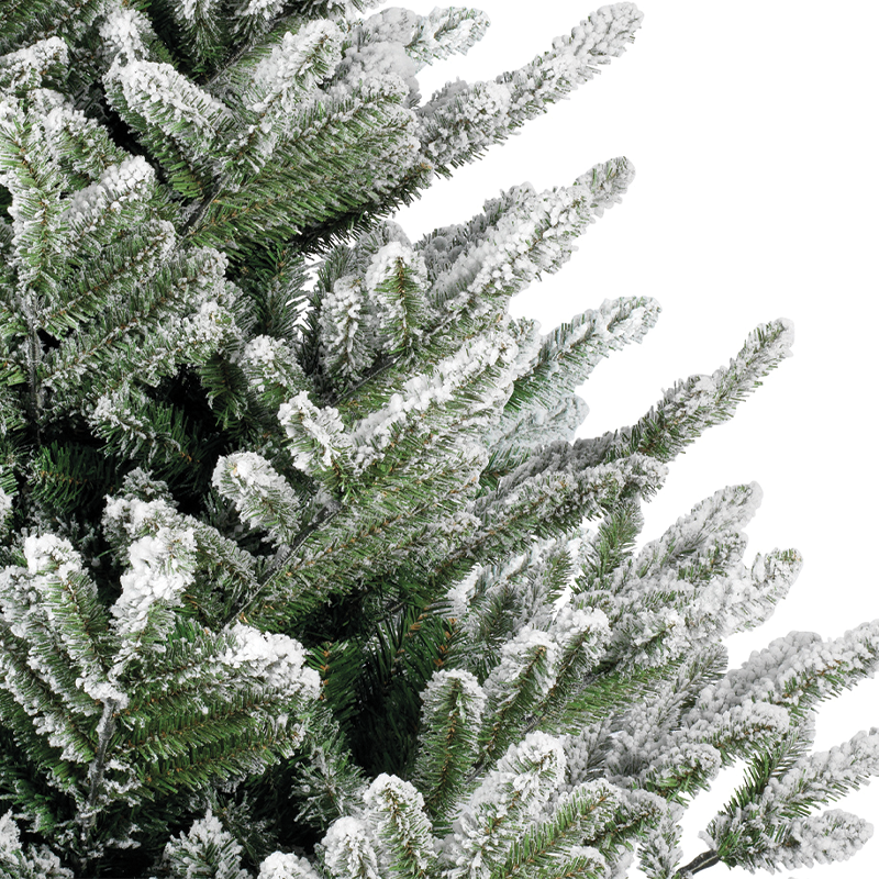 Árbol de Navidad Liberty Spruce cubierto de nieve Ø160 x H210 cm