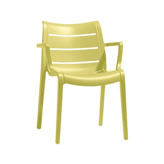 Silla Sillón En Tecnopolímero Sunset Yellow Scab