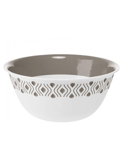 Tosca Bowl by Stefaniplast - White/Dove Gray - Size 29x13cm