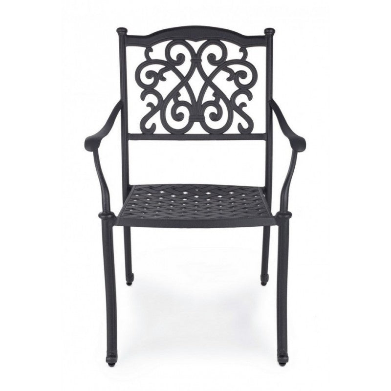 Garden Chair Iron C-Br Ivrea Anthracite