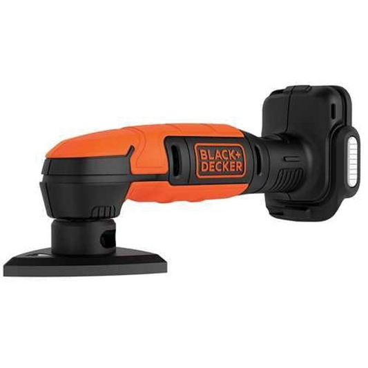 Black&Decker Bdcds12N Delta Schleifteller mit Klettverschluss, Akku 12 V