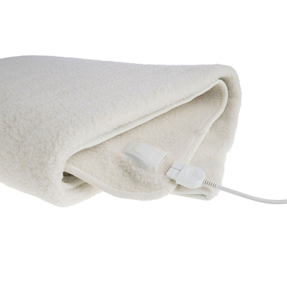 Electric Synthetic Wool Heated Blanket 150x80cm - 3 Power Levels